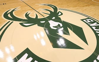 478349310 MILWAUKEE, WI - JUNE 23: This is a view of the Milwaukee Bucks new court on June 23, 2015 at the BMO Harris Bradley Center in Milwaukee, Wisconson. NOTE TO USER: User expressly acknowledges and agrees that, by downloading and or using this Photograph, user is consenting to the terms and conditions of the Getty Images License Agreement. Mandatory Copyright Notice: Copyright 2015 NBAE (Photo by Gary Dineen/NBAE via Getty Images)