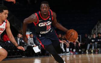 WASHINGTON, DC - FEBRUARY 25: Jerian Grant #10 of the Capital City Go-Go against Tremont Waters #51 of the Maine Red Claws during a NBA G-League game at the Entertainment and Sports Arena on February 25, 2020 in Washington, DC. NOTE TO USER: User expressly acknowledges and agrees that, by downloading and or using this photograph, User is consenting to the terms and conditions of the Getty Images License Agreement. (Photo by Ned Dishman/NBAE via Getty Images)