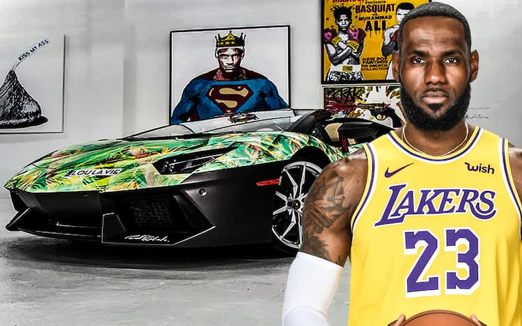 Lamborghini on sale lebron james