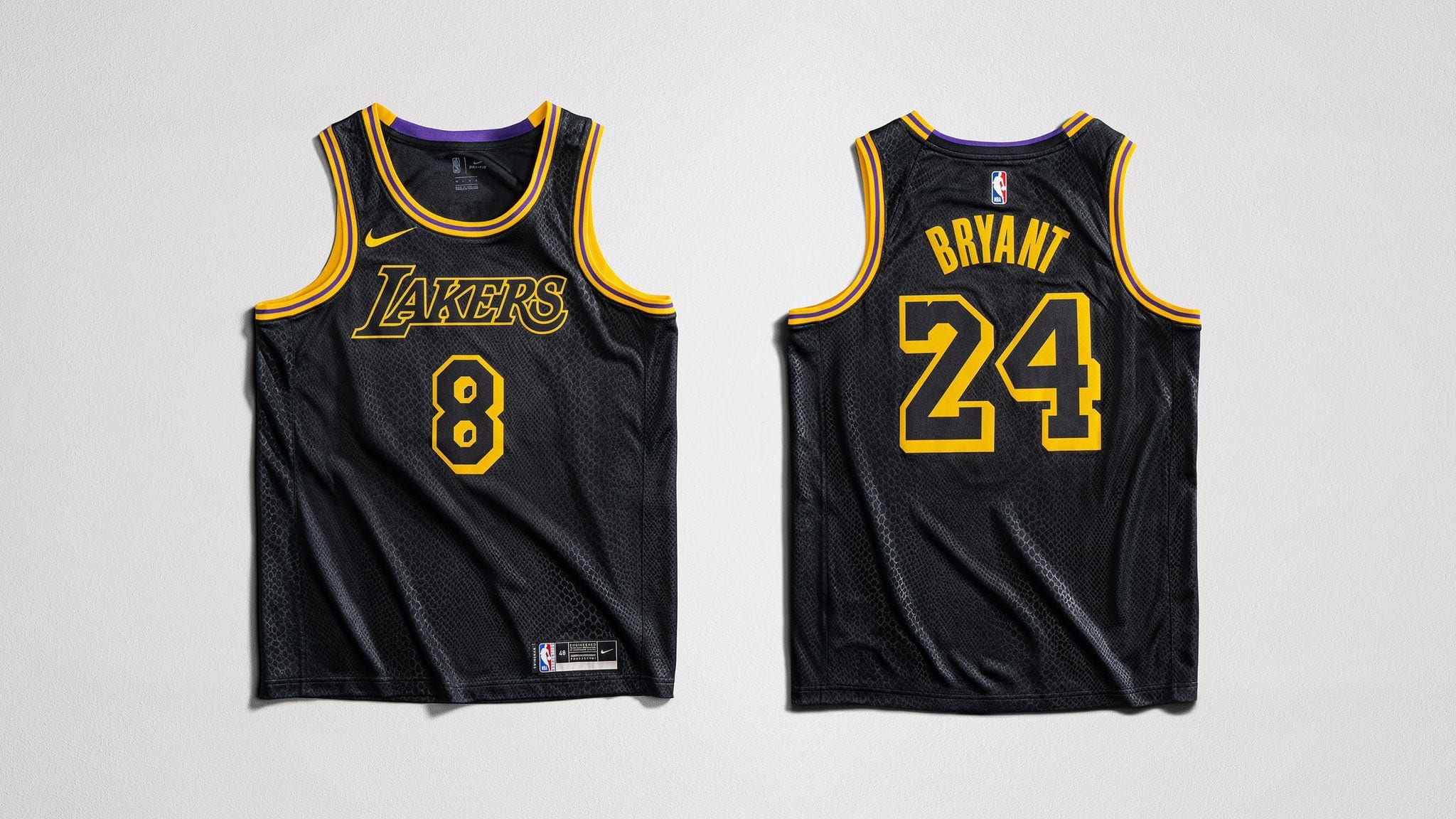 La maglia "Lore Series" dedicata a Kobe Bryant