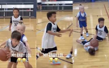 Il figlio di Randle vuole il pallone a ogni costo