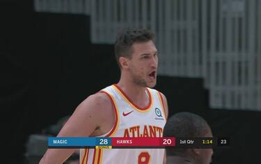 Gallinari, 14 punti nella prima con Atlanta. VIDEO