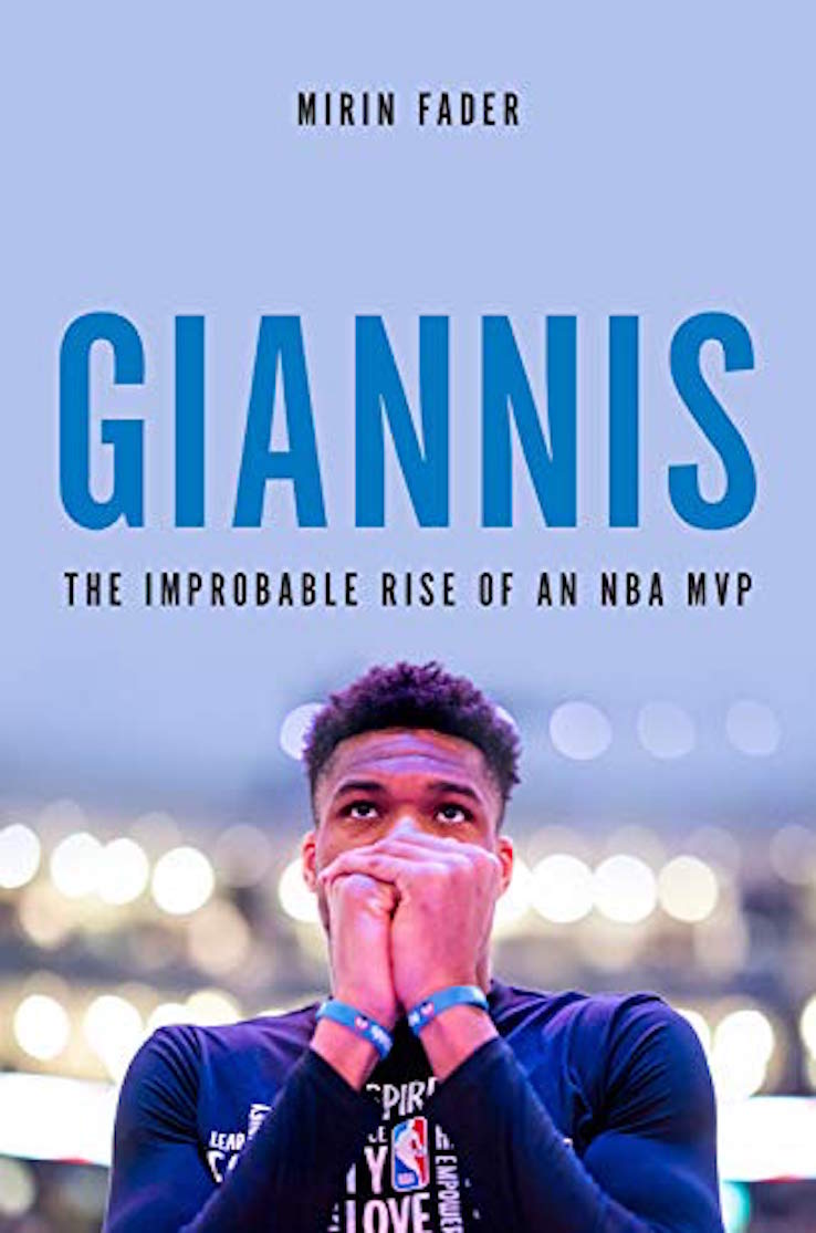 La copertina della biografia in arrivo su Giannis Antetokounmpo