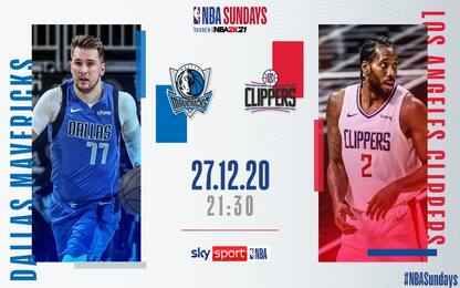 NBA Sundays: Clippers-Dallas in diretta alle 21.30