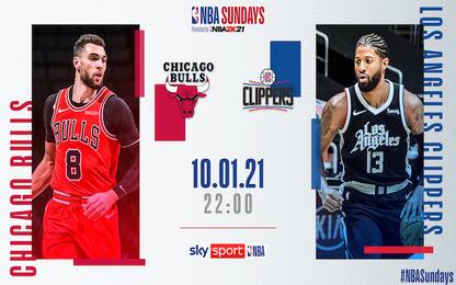 LA Clippers-Chicago alle 22 su Sky Sport NBA