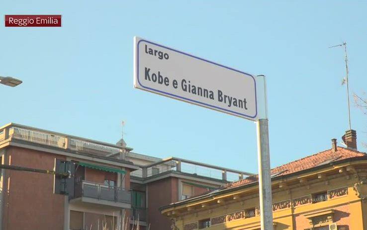 Largo Kobe Gianna Bryant a Reggio Emilia