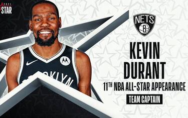 Kevin Durant non c’è, ma resta capitano all’ASG