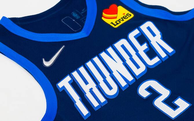 thunder earned jerseys
