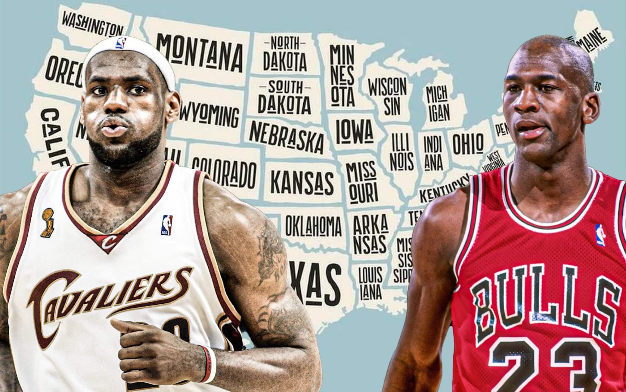 NBA, storia&geografia i due giocatori più forti per ognuno dei 50 stati USA. LA TOP 100 Sky Sport