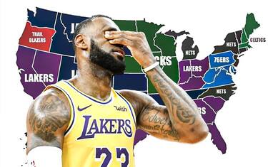 Titolo NBA, chi vincerà? La mappa stato per stato