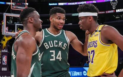 Antetokounmbros: fratelli insieme in campo a L.A.