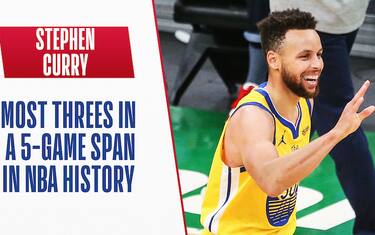 Curry da record: 44 triple in 5 partite. VIDEO