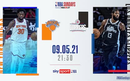 Clippers-New York, alle 21.30 su Sky Sport NBA