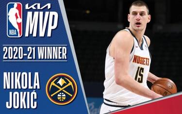 Nikola Jokic vince il premio di MVP, Curry è terzo