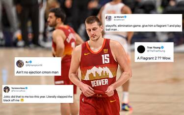 Jokic espulso, le reazioni incredule della NBA