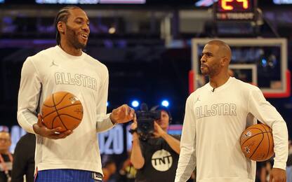 Suns-Clippers gara-1 su Sky: Kawhi e CP3 fuori