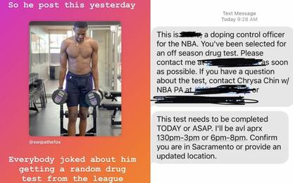 Fox pubblica una foto e finisce all’anti-doping
