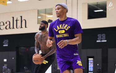 Lakers in palestra: ecco Westbrook e Anthony. FOTO