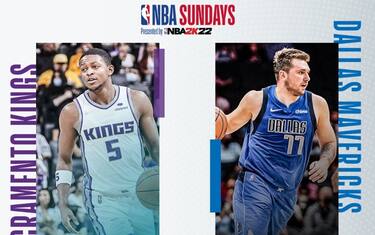 NBA Sundays: Dallas-Sacramento alle 20.30 su Sky