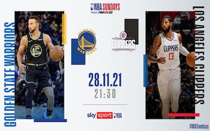 Clippers-Warriors: il Curry show è su Sky (21.30)