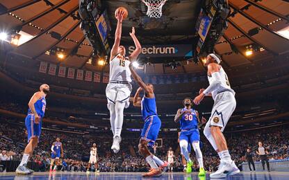 Jokic domina al Garden: Knicks battuti 113-99