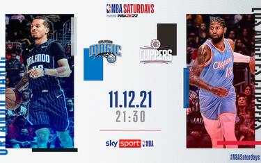 LA Clippers-Orlando alle 21.30 su Sky Sport NBA