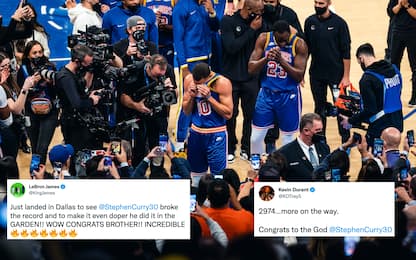 Curry record: le reazioni del mondo NBA sui social