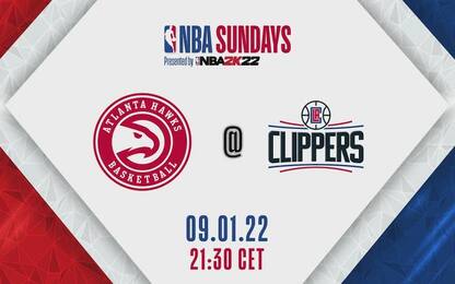 NBA Sundays, LA Clippers-Atlanta alle 21.30 su Sky