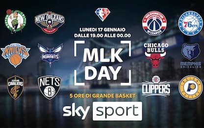 Comincia il MLK Day su Sky: Diretta Basket LIVE