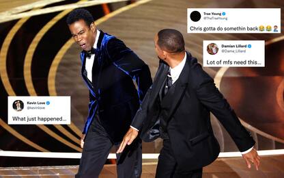 Schiaffo di Will Smith a Chris Rock: reazioni NBA