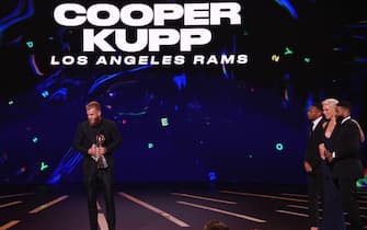 THE 2022 ESPYS PRESENTED BY CAPITAL ONE - The 2022 ESPYS Presented by Capital One is hosted by NBA superstar Stephen Curry. The ESPYS broadcasted live on ABC Wednesday, July 20, at 8 p.m. ET/PT from The Dolby Theatre in Los Angeles. (ABC via Getty Images)
COOPER KUPP