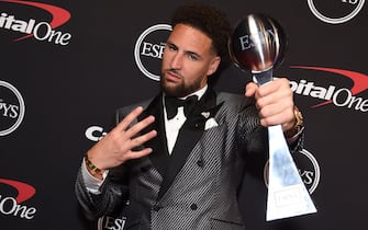 THE 2022 ESPYS PRESENTED BY CAPITAL ONE - The 2022 ESPYS Presented by Capital One is hosted by NBA superstar Stephen Curry. The ESPYS broadcasted live on ABC Wednesday, July 20, at 8 p.m. ET/PT from The Dolby Theatre in Los Angeles. (ABC via Getty Images)
KLAY THOMPSON