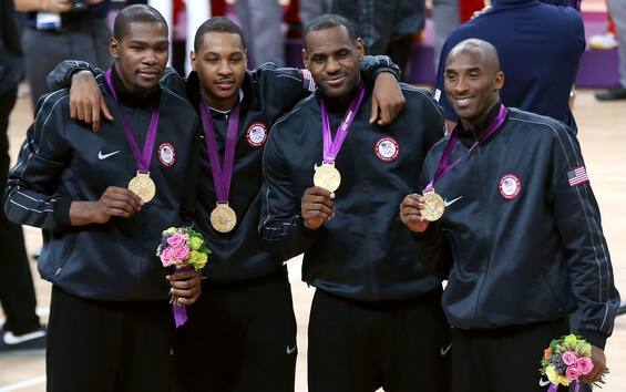 NBA, Kevin Durant: «El Team USA 2012 es el mejor equipo de todos los tiempos».  Luego borra el tuit