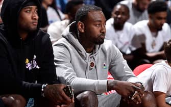 LAS VEGAS, NV - JULY 7: John Wall of the LA Clippers attends a game between the Houston Rockets and the Orlando Magic during the 2022 Las Vegas Summer League on July 7, 2022 at the Cox Pavilion in Las Vegas, Nevada NOTE TO USER: User expressly acknowledges and agrees that, by downloading and/or using this Photograph, user is consenting to the terms and conditions of the Getty Images License Agreement. Mandatory Copyright Notice: Copyright 2022 NBAE (Photo by David Dow/NBAE via Getty Images)