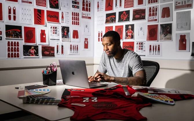 Maglia lillard portland discount