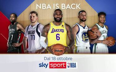 "NBA is back": dal 18 ottobre torna la NBA su Sky