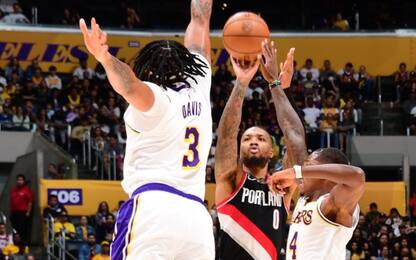 Lillard dice ancora 41: Portland batte i Lakers