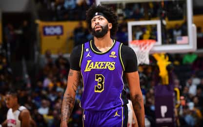 Brutte notizie per i Lakers: Davis fuori un mese