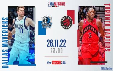 Doncic in Canada: Toronto-Dallas alle 23 su Sky