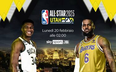 L'All-Star Game NBA stanotte alle 2 su Sky Sport