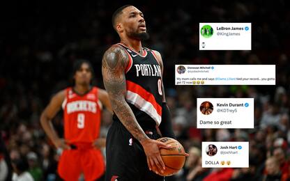 Da Mitchell a LeBron: le reazioni ai 71 di Lillard