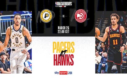 Atlanta-Indiana per il play-in: alle 22 su Sky
