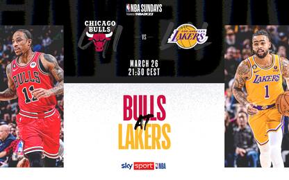 NBA Sundays: L.A. Lakers-Chicago alle 21.30 su Sky