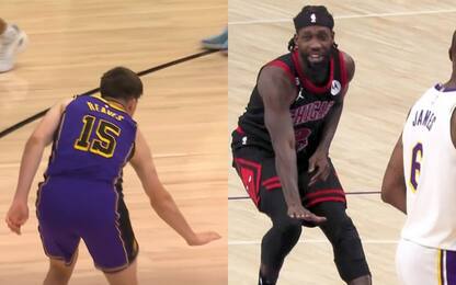 Reaves a Beverley: "Sei piccolo", ride LeBron