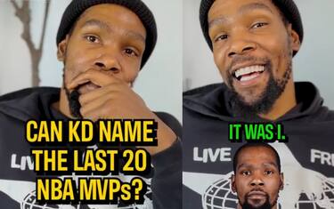 Durant ricorda (quasi) tutti gli ultimi MVP. VIDEO
