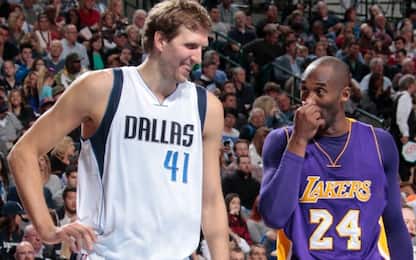 Dirk: "Kobe il migliore contro cui ho mai giocato"