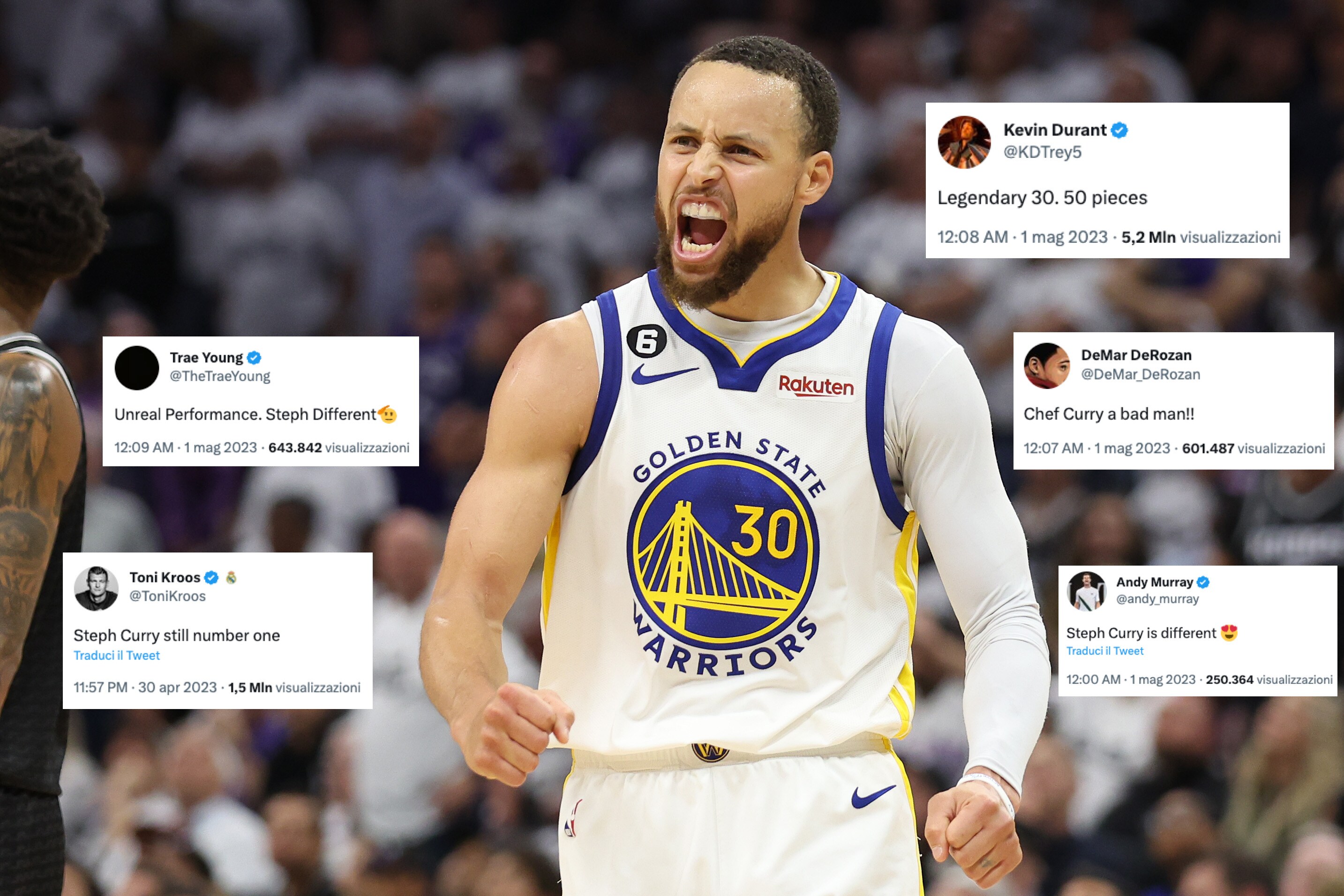 NBA playoffs, Steph Curry 50 points the social reactions to the