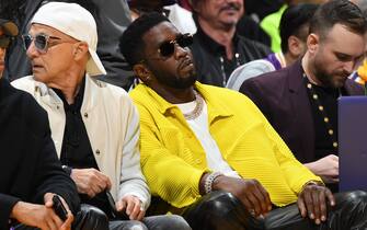 LOS ANGELES, CA - APRIL 24: Diddy attends Round One Game Four of the 2023 NBA Playoffs between the Memphis Grizzlies and the Los Angeles Lakers on April 24, 2023 at Crypto.Com Arena in Los Angeles, California. NOTE TO USER: User expressly acknowledges and agrees that, by downloading and/or using this Photograph, user is consenting to the terms and conditions of the Getty Images License Agreement. Mandatory Copyright Notice: Copyright 2023 NBAE (Photo by Andrew D. Bernstein/NBAE via Getty Images)