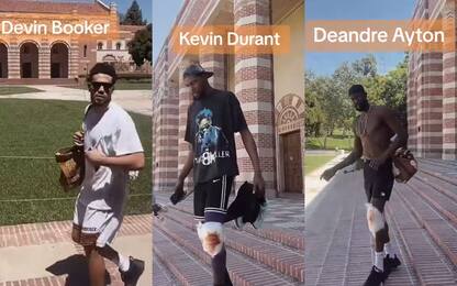 Booker, Durant e Beal già al lavoro assieme. VIDEO