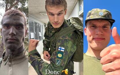 Markkanen ha completato il servizio militare. FOTO